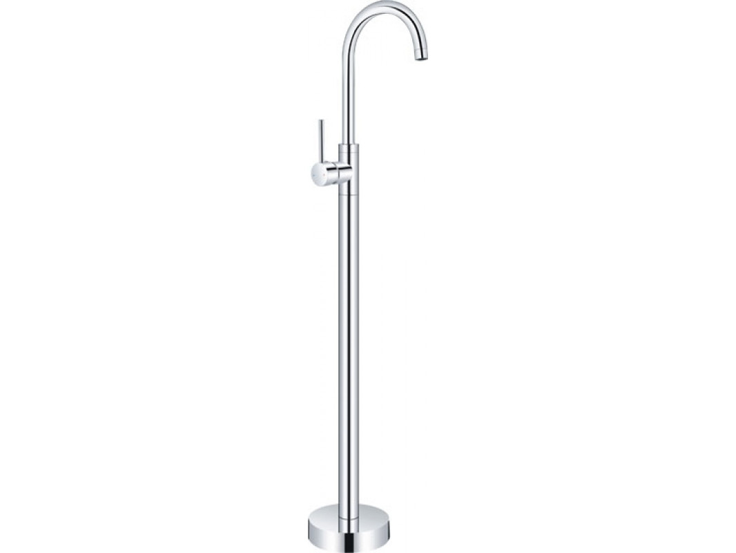 Karag ARTEMIS S28223 CHROME Смесител за мивка или вана за монтаж на под, хром